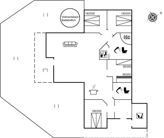 Vorschaubild von Ferienhaus QW53 in Grønhøj - Løkken - Nordjütland