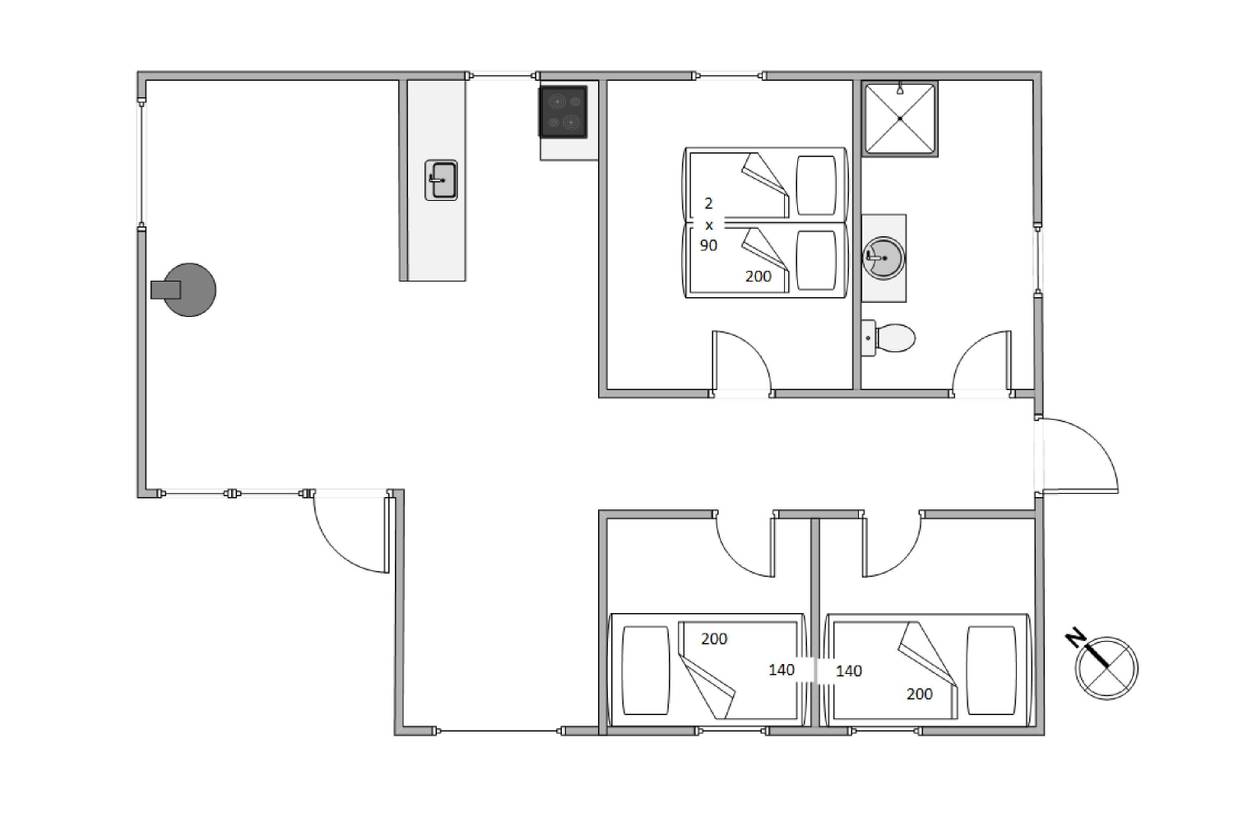 Vorschaubild von Ferienhaus QW54 in Vejers Strand - Westjütland