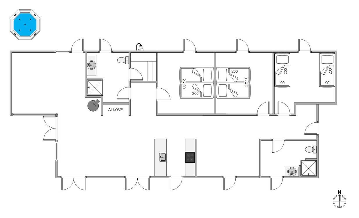 Vorschaubild von Ferienhaus QX70 in Klegod - Westjütland