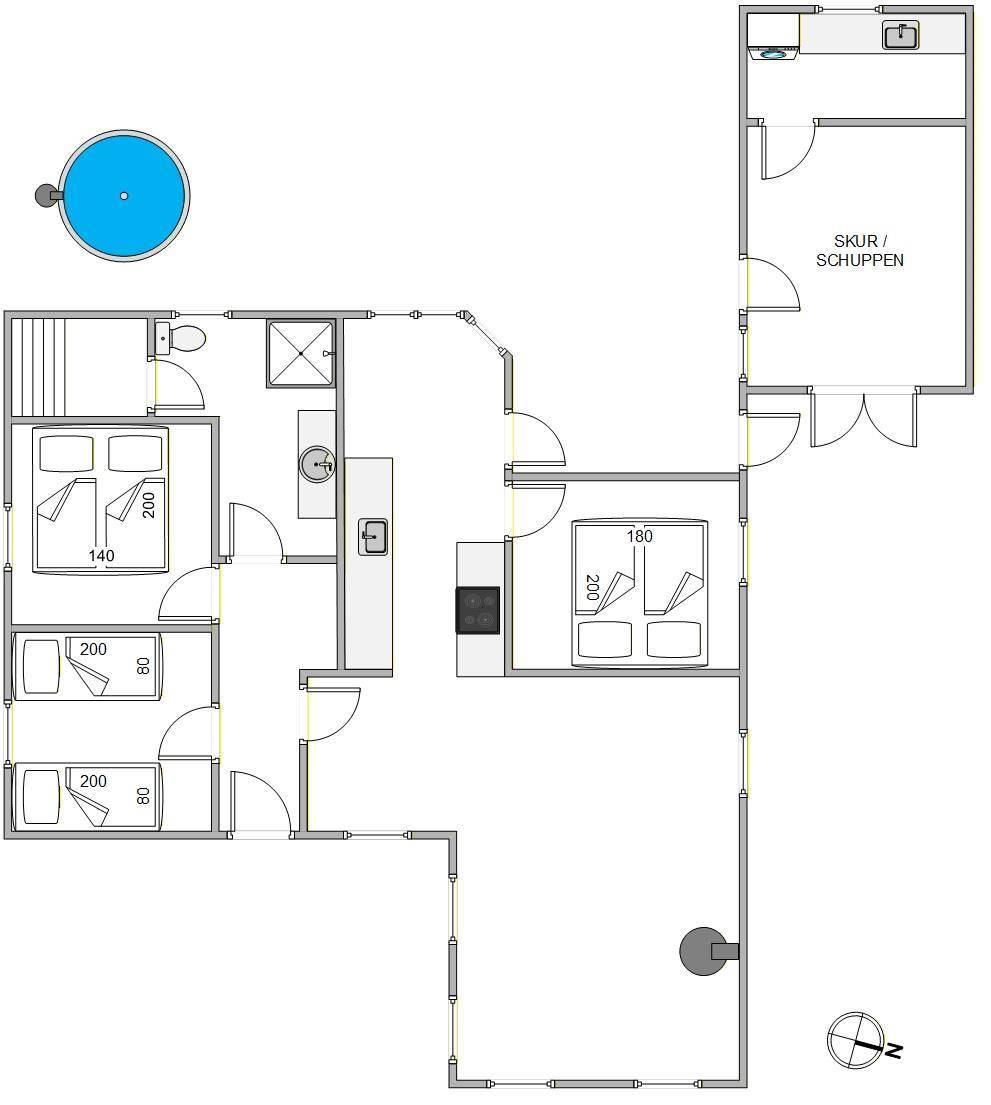 Vorschaubild von Ferienhaus QY99 in Bjerregård - Westjütland