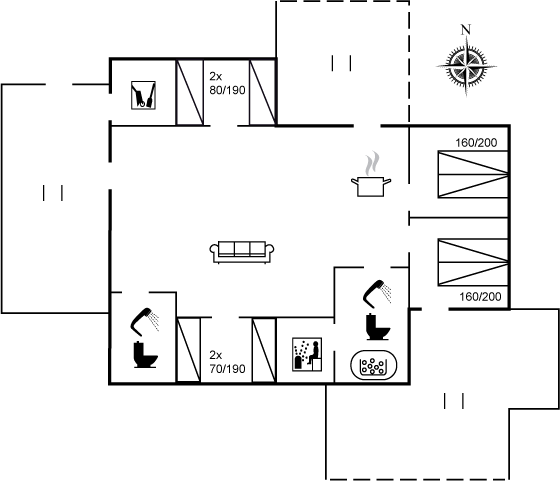 Vorschaubild von Ferienhaus RC64 in Nr. Lyngby - Løkken - Nordjütland