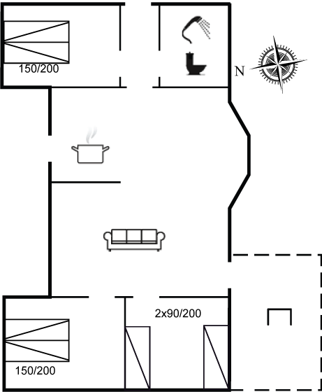 Vorschaubild von Ferienhaus RD55 in Stauning - Westjütland