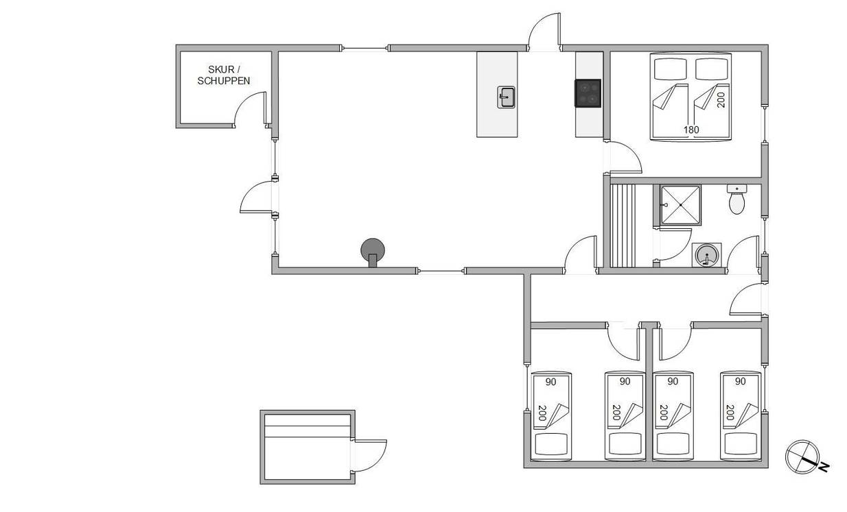 Vorschaubild von Ferienhaus RE77 in Bjerregård - Westjütland