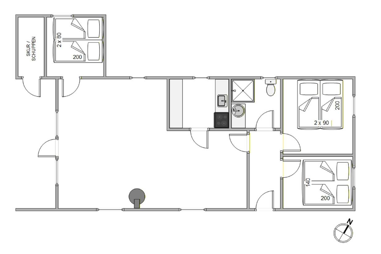 Vorschaubild von Ferienhaus RJ58 in Houvig - Søndervig - Westjütland