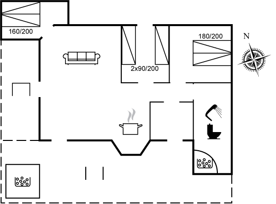 Vorschaubild von Ferienhaus RL32 in Saltum - Blokhus - Nordjütland