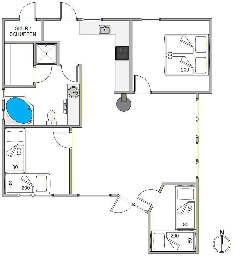 Vorschaubild von Ferienhaus RP64 in Haurvig - Årgab - Westjütland
