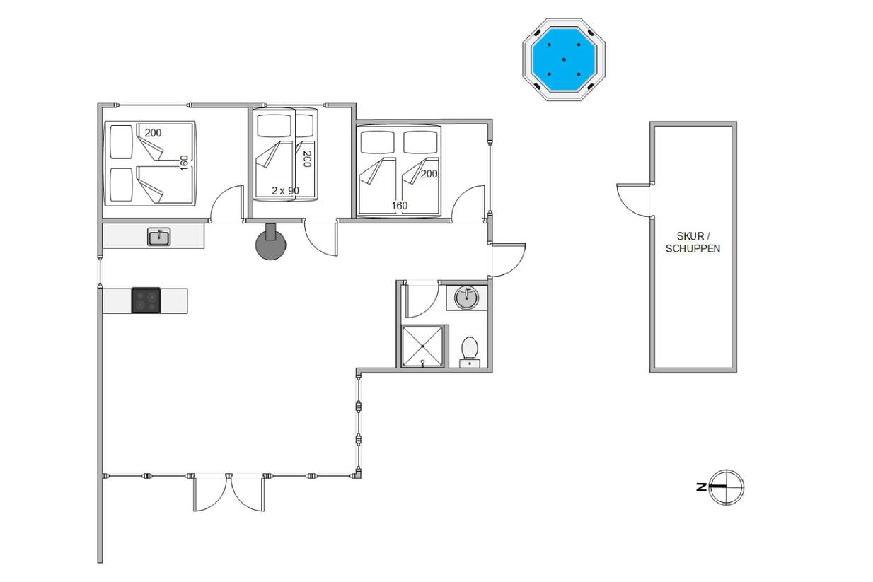 Vorschaubild von Ferienhaus RR31 in Houstrup - Westjütland