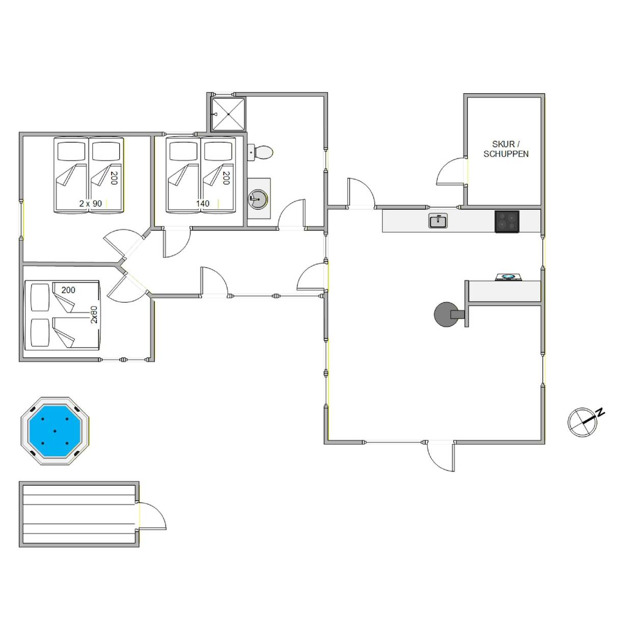 Vorschaubild von Ferienhaus RR45 in Blåvand - Westjütland