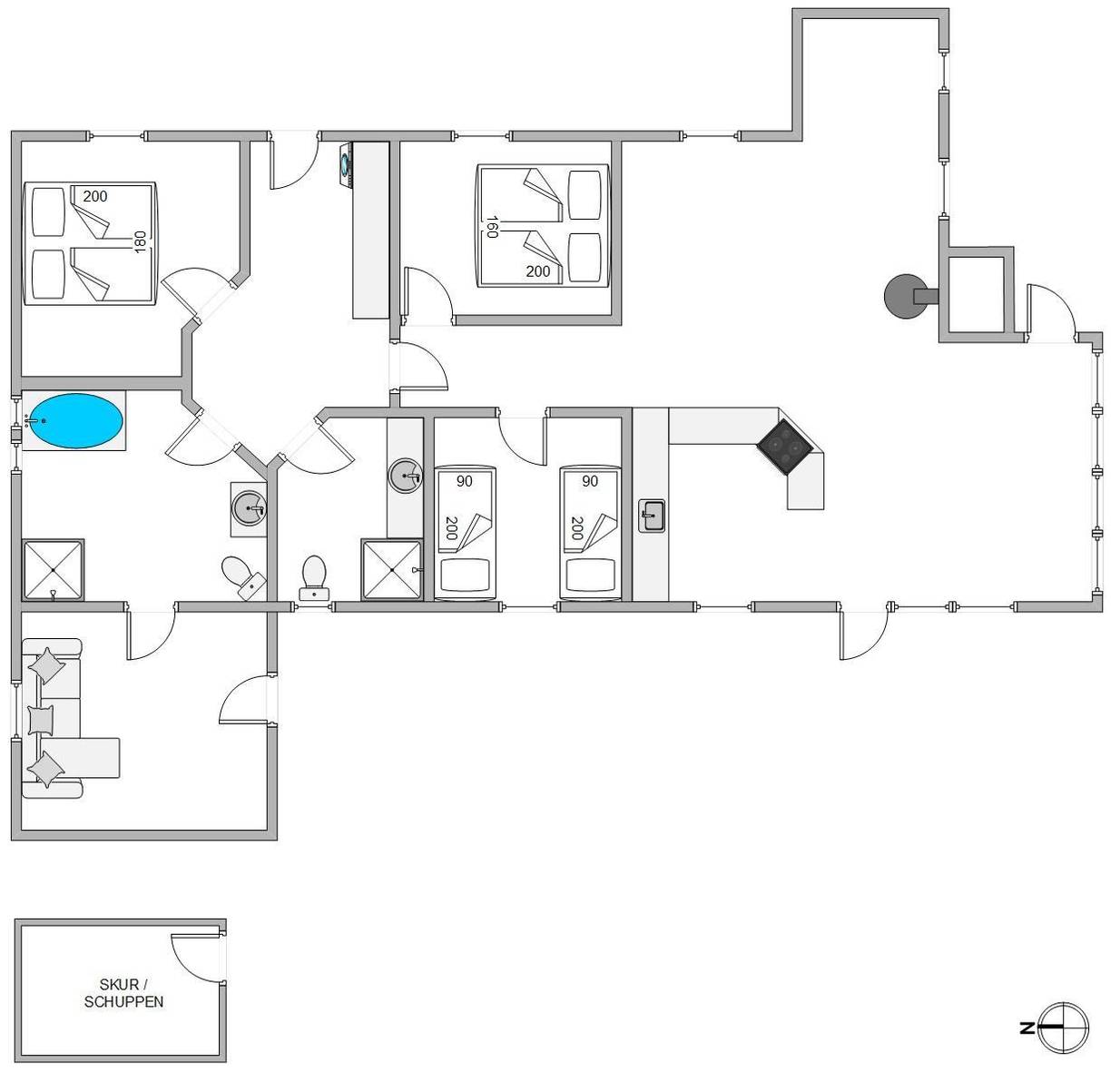 Vorschaubild von Ferienhaus RR47 in Nymindegab - Bjerregård - Westjütland