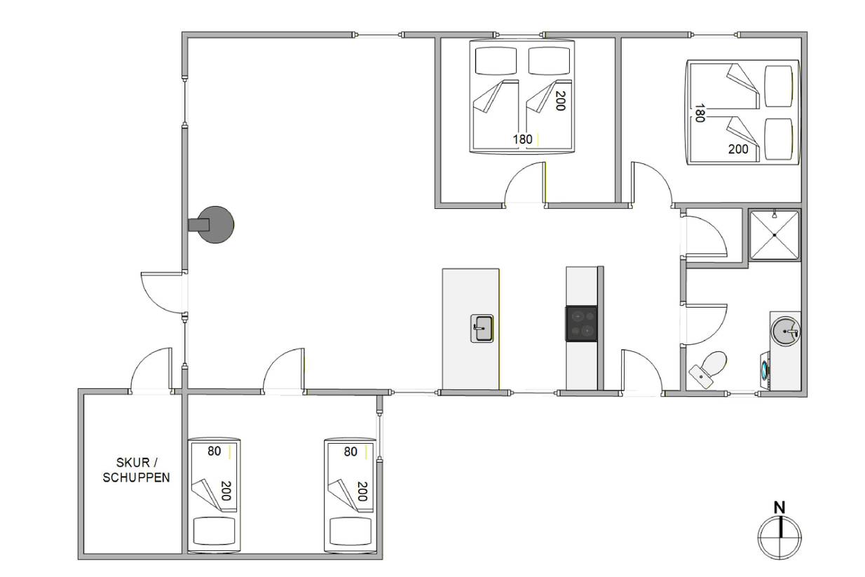 Vorschaubild von Ferienhaus RR49 in Bork Havn - Westjütland