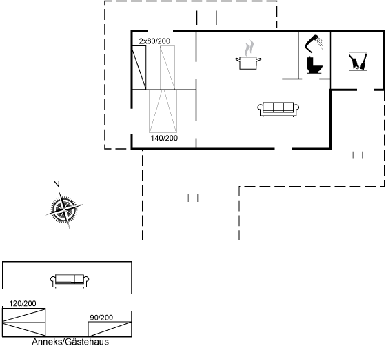 Vorschaubild von Ferienhaus RX08 in Klitmøller - Thy/Limfjord