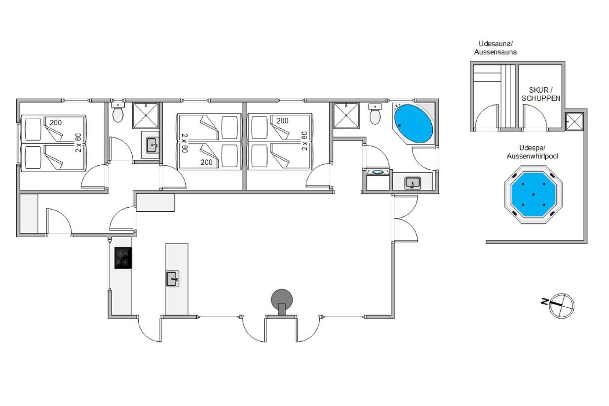 Vorschaubild von Ferienhaus RZ44 in Klegod - Westjütland