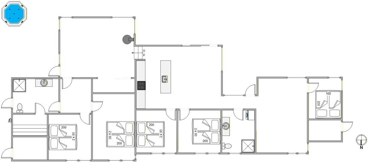 Vorschaubild von Ferienhaus RZ64 in Bjerregård - Westjütland
