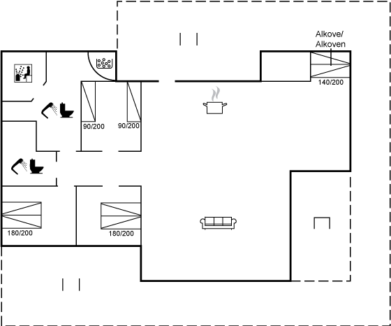 Vorschaubild von Ferienhaus RZ86 in Saltum - Blokhus - Nordjütland