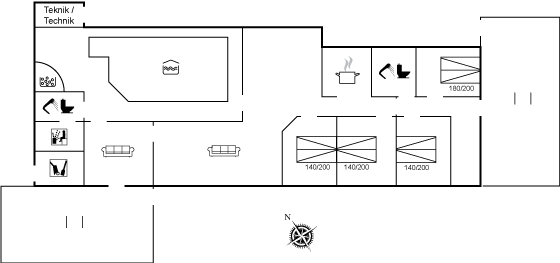 Vorschaubild von Ferienhaus RZ96 in Klitmøller - Thy/Limfjord