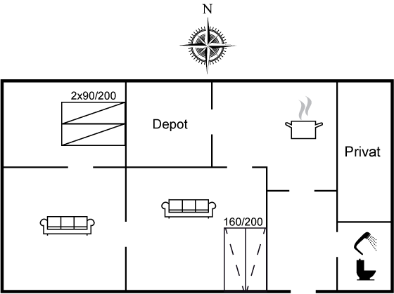 Vorschaubild von Ferienhaus SF81 in Højer - Südjütland