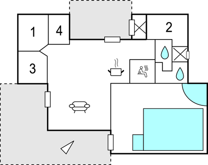Vorschaubild von Ferienhaus SL86 in Saltum - Blokhus - Nordjütland