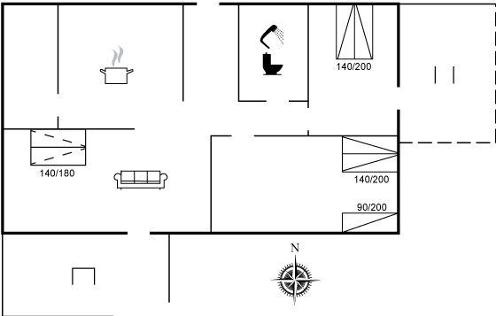 Vorschaubild von Ferienhaus SP79 in Toftum - Rømø