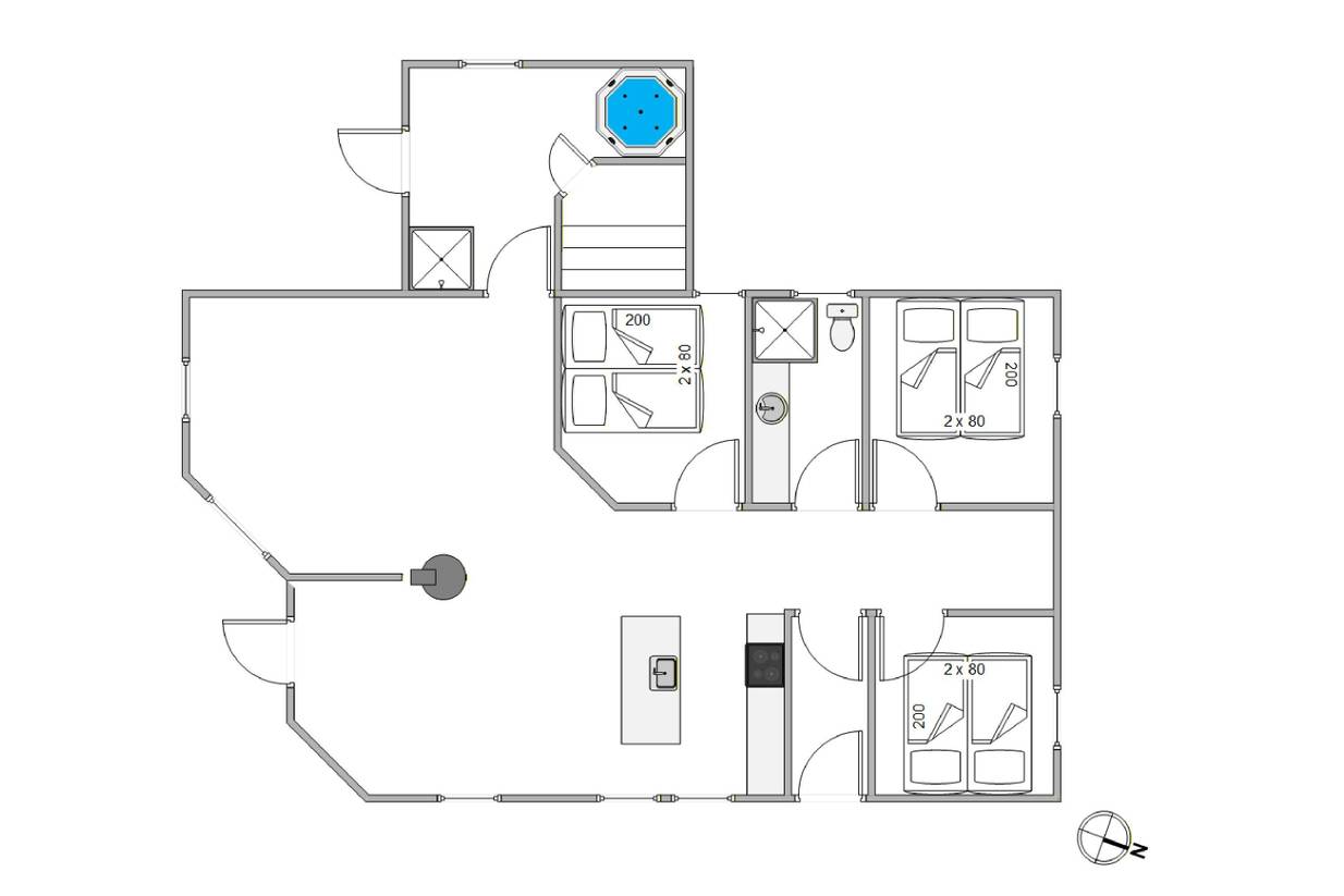 Vorschaubild von Ferienhaus SU84 in Hvide Sande - Westjütland