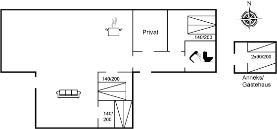 Vorschaubild von Ferienhaus SV33 in Vejers Strand - Westjütland