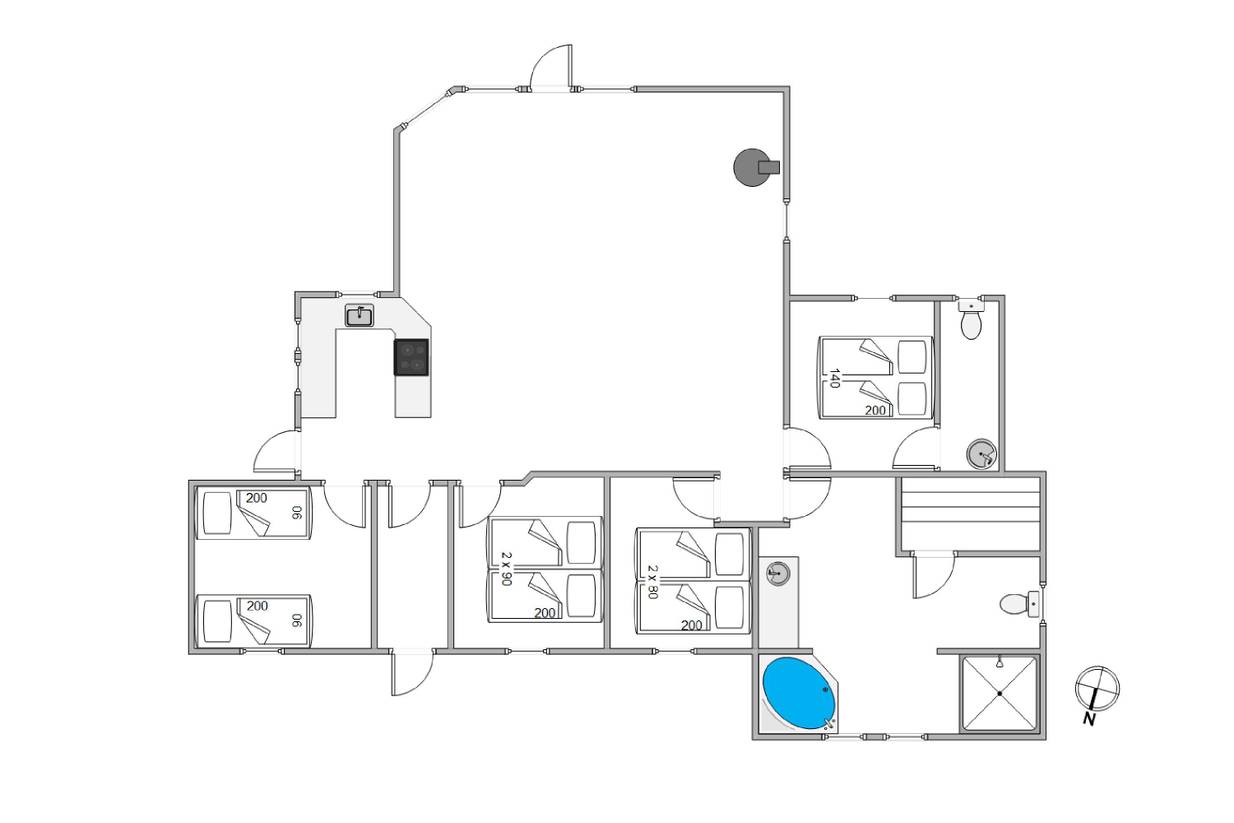 Vorschaubild von Ferienhaus SV55 in Houstrup - Westjütland