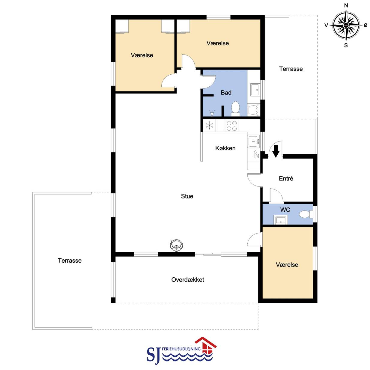 Vorschaubild von Ferienhaus SV77 in Ferring - Vejlby Klit - Westjütland