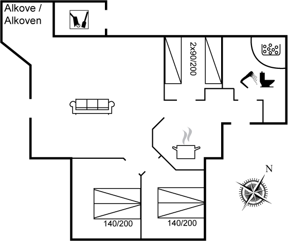 Vorschaubild von Ferienhaus SW18 in Bisnap - Hou - Nordjütland Ost