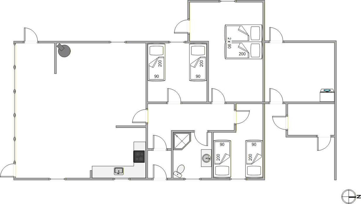 Vorschaubild von Ferienhaus SY89 in Kongsmark - Rømø