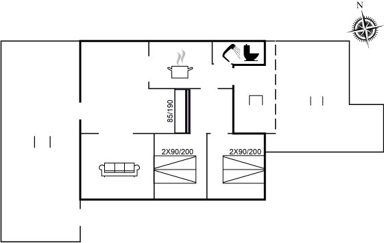 Vorschaubild von Ferienhaus TD01 in Vejers Strand - Westjütland