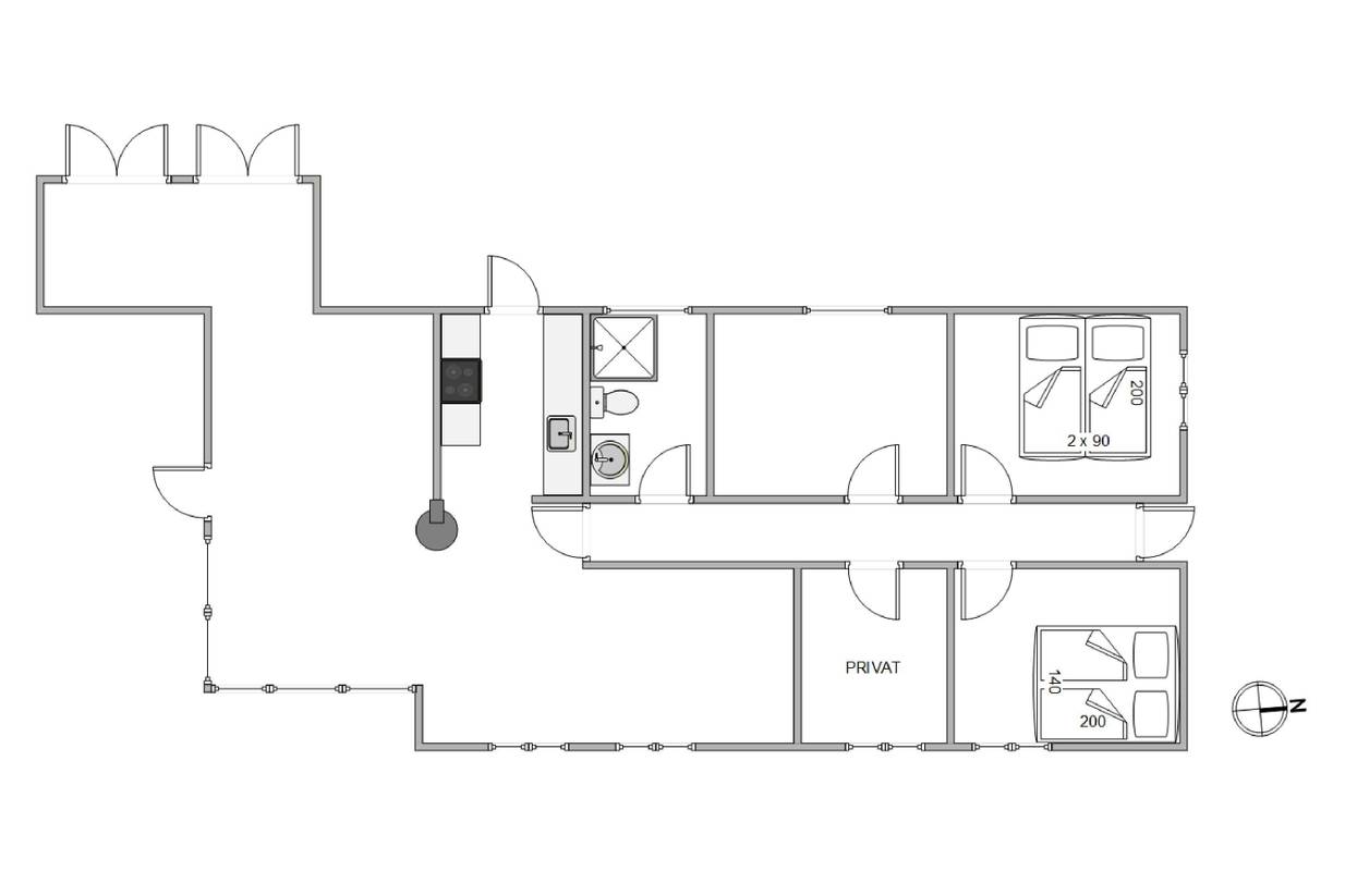 Vorschaubild von Ferienhaus TE69 in Årgab - Westjütland