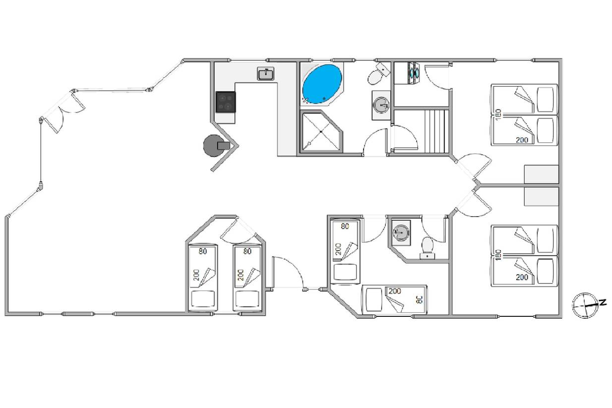 Vorschaubild von Ferienhaus TJ76 in Houvig - Søndervig - Westjütland