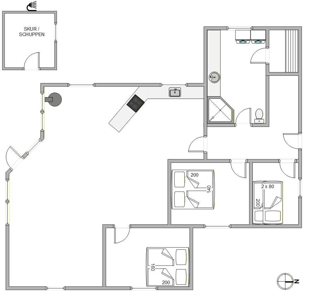 Vorschaubild von Ferienhaus TK02 in Bjerregård - Westjütland