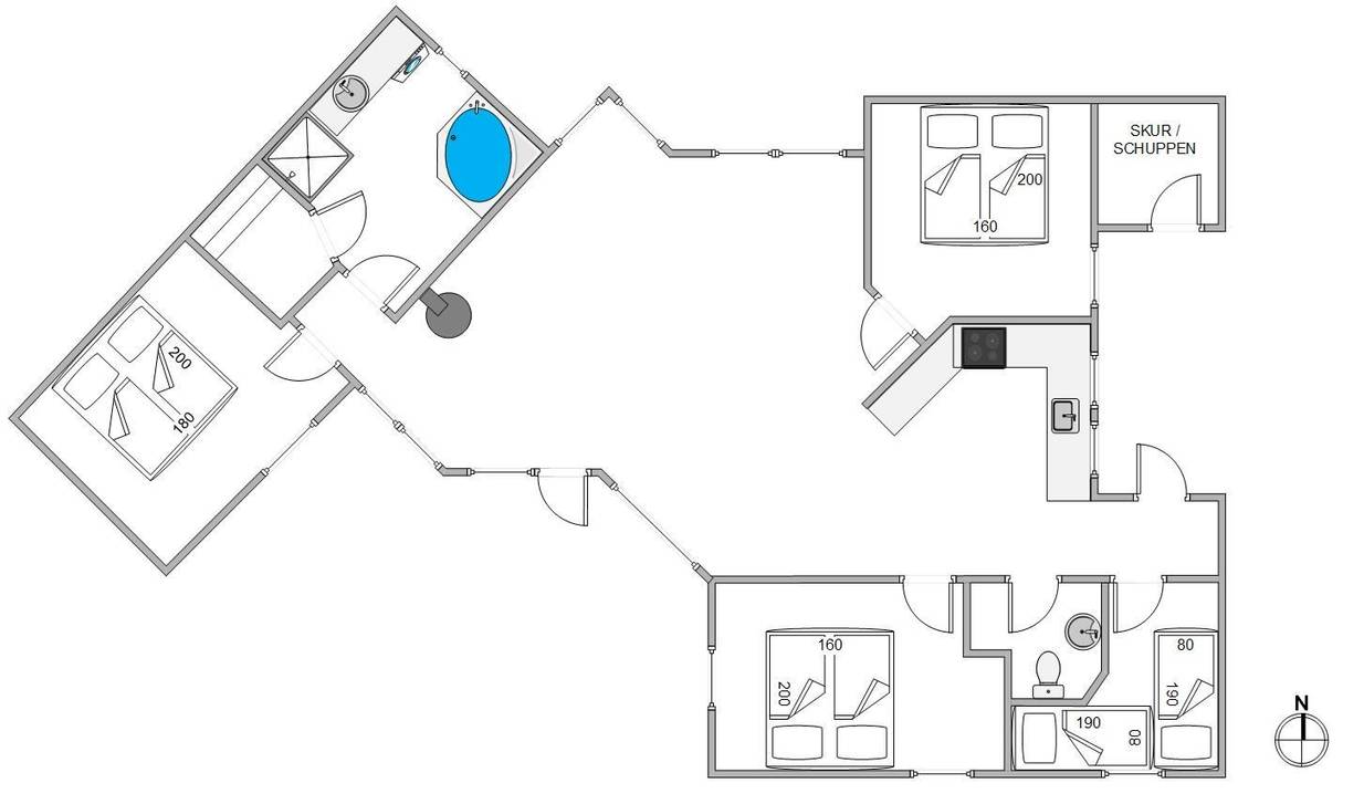 Vorschaubild von Ferienhaus TK65 in Bjerregård - Westjütland