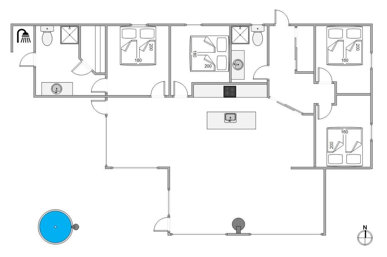Vorschaubild von Ferienhaus TN51 in Kromose - Rømø