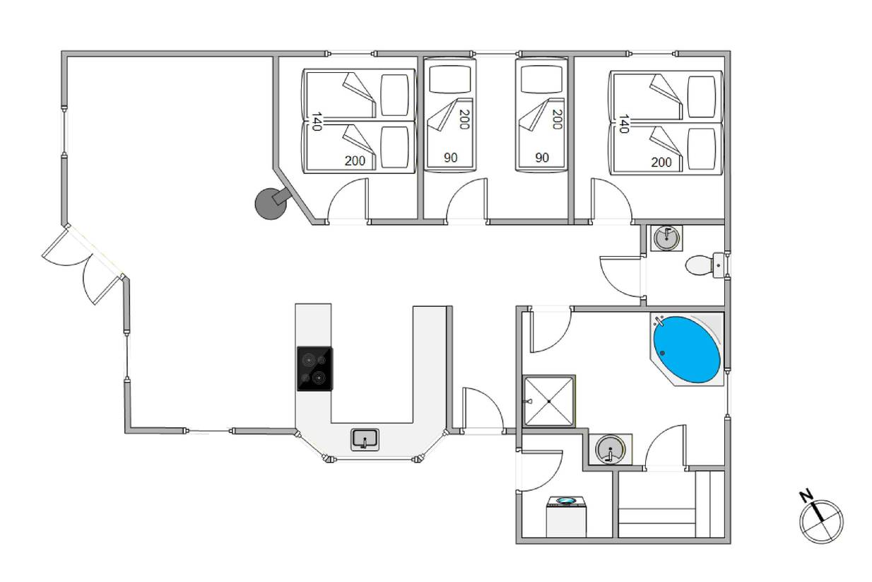 Vorschaubild von Ferienhaus TS51 in Årgab - Westjütland