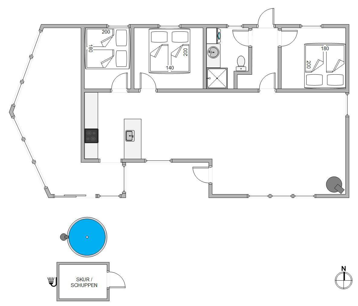Vorschaubild von Ferienhaus TT63 in Bjerregård - Westjütland