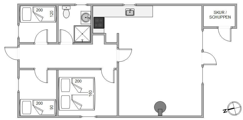 Vorschaubild von Ferienhaus TU52 in Bjerregård - Westjütland
