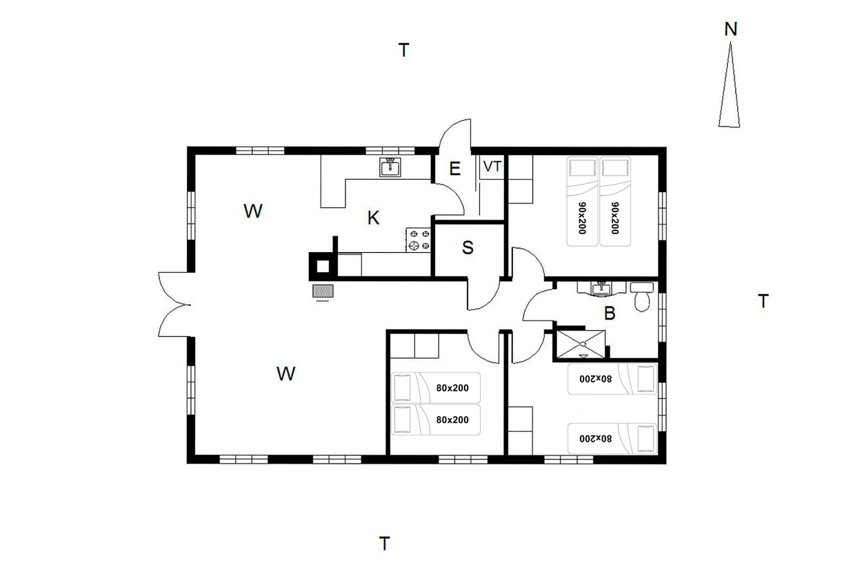 Vorschaubild von Ferienhaus TU58 in Henne Strand - Westjütland
