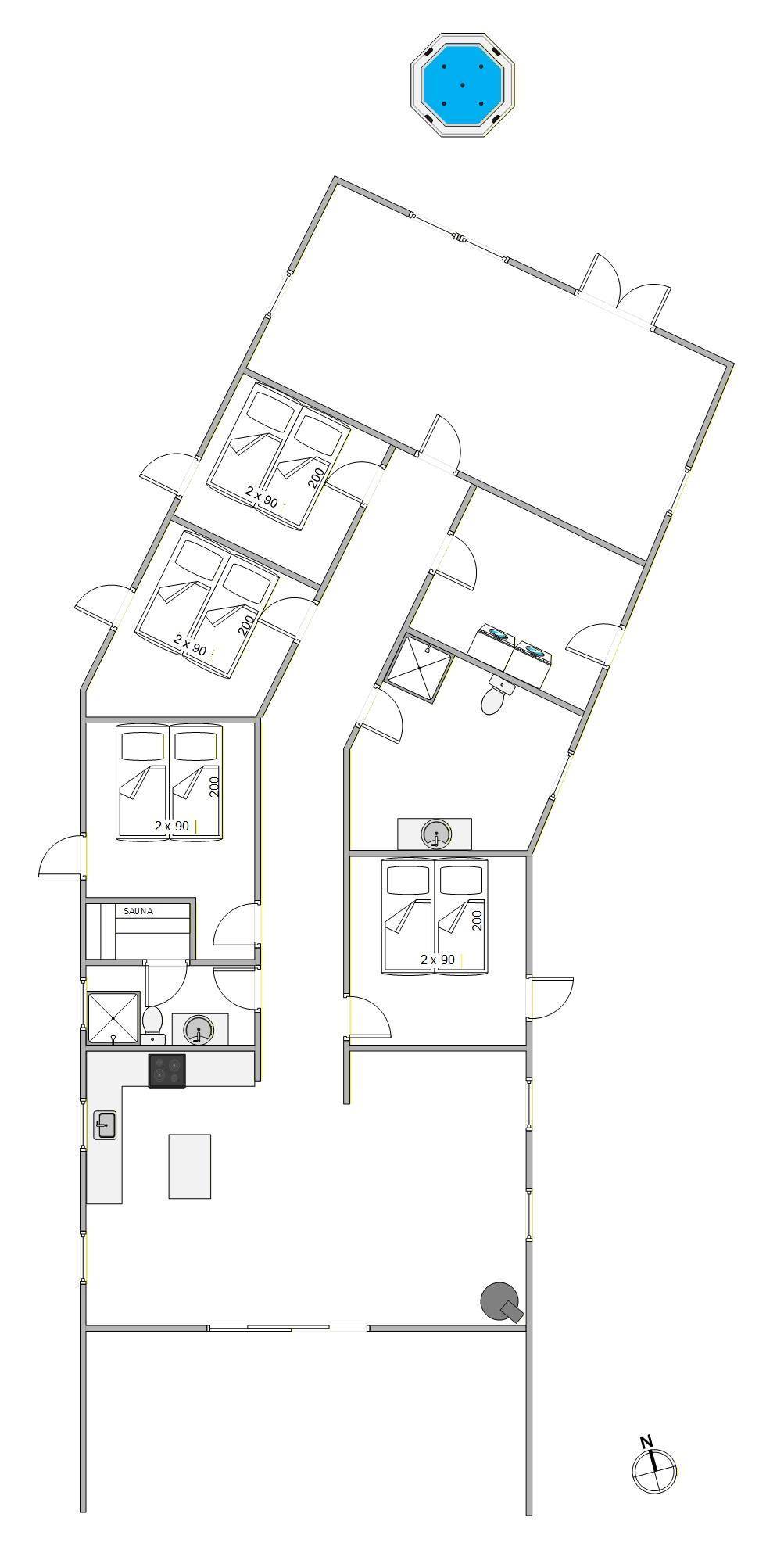 Vorschaubild von Ferienhaus TX97 in Vejers Strand - Westjütland