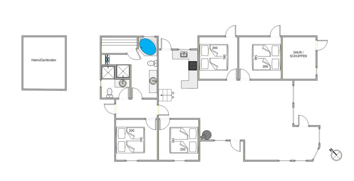Vorschaubild von Ferienhaus TZ61 in Henne Strand - Westjütland