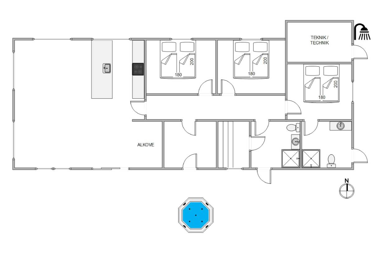 Vorschaubild von Ferienhaus UE46 in Hvide Sande - Westjütland