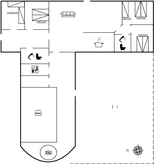 Vorschaubild von Ferienhaus UF73 in Marielyst - Falster