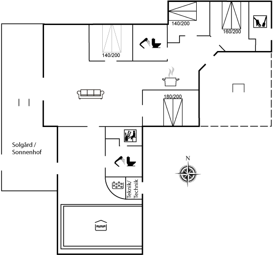 Vorschaubild von Ferienhaus UH67 in Søndervig - Westjütland