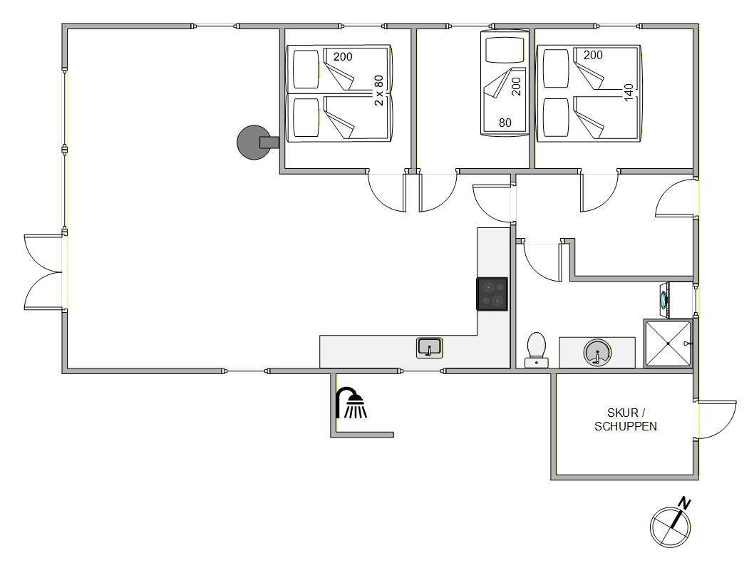 Vorschaubild von Ferienhaus UI54 in Skaven - Westjütland