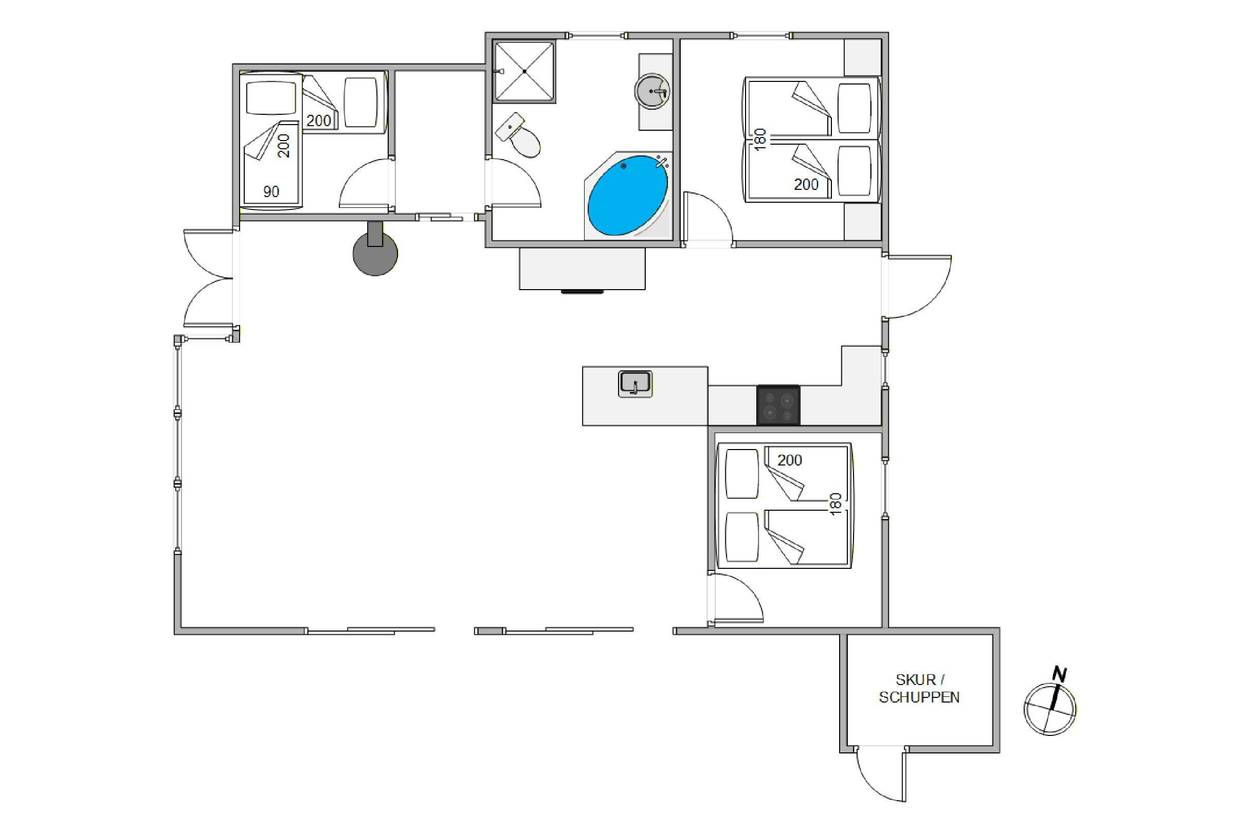 Vorschaubild von Ferienhaus UI73 in Houvig - Søndervig - Westjütland
