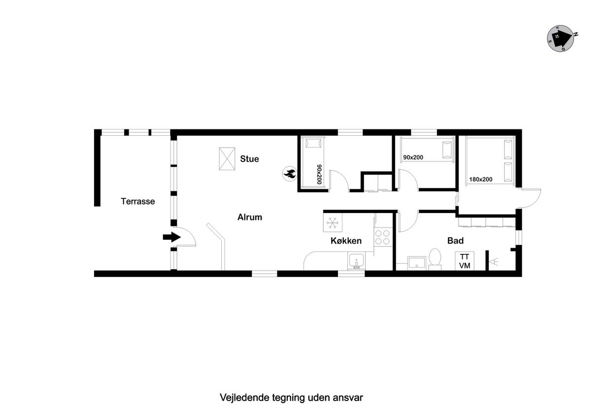 Vorschaubild von Ferienhaus UK54 in Klitmøller - Thy/Limfjord