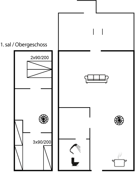 Vorschaubild von Ferienhaus UK77 in Bjerregård - Westjütland