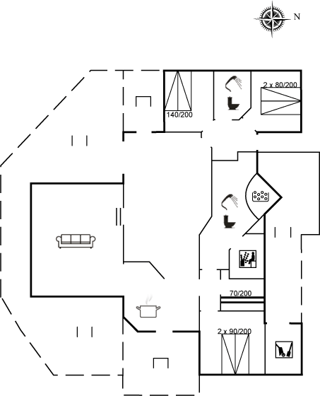 Vorschaubild von Ferienhaus UL74 in Blokhus - Nordjütland