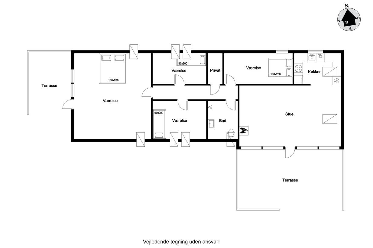 Vorschaubild von Ferienhaus UO30 in Klitmøller - Thy/Limfjord