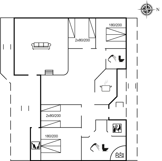 Vorschaubild von Ferienhaus UQ33 in Houvig - Søndervig - Westjütland